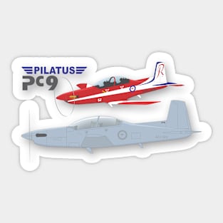 Pilatus PC-9 Sticker